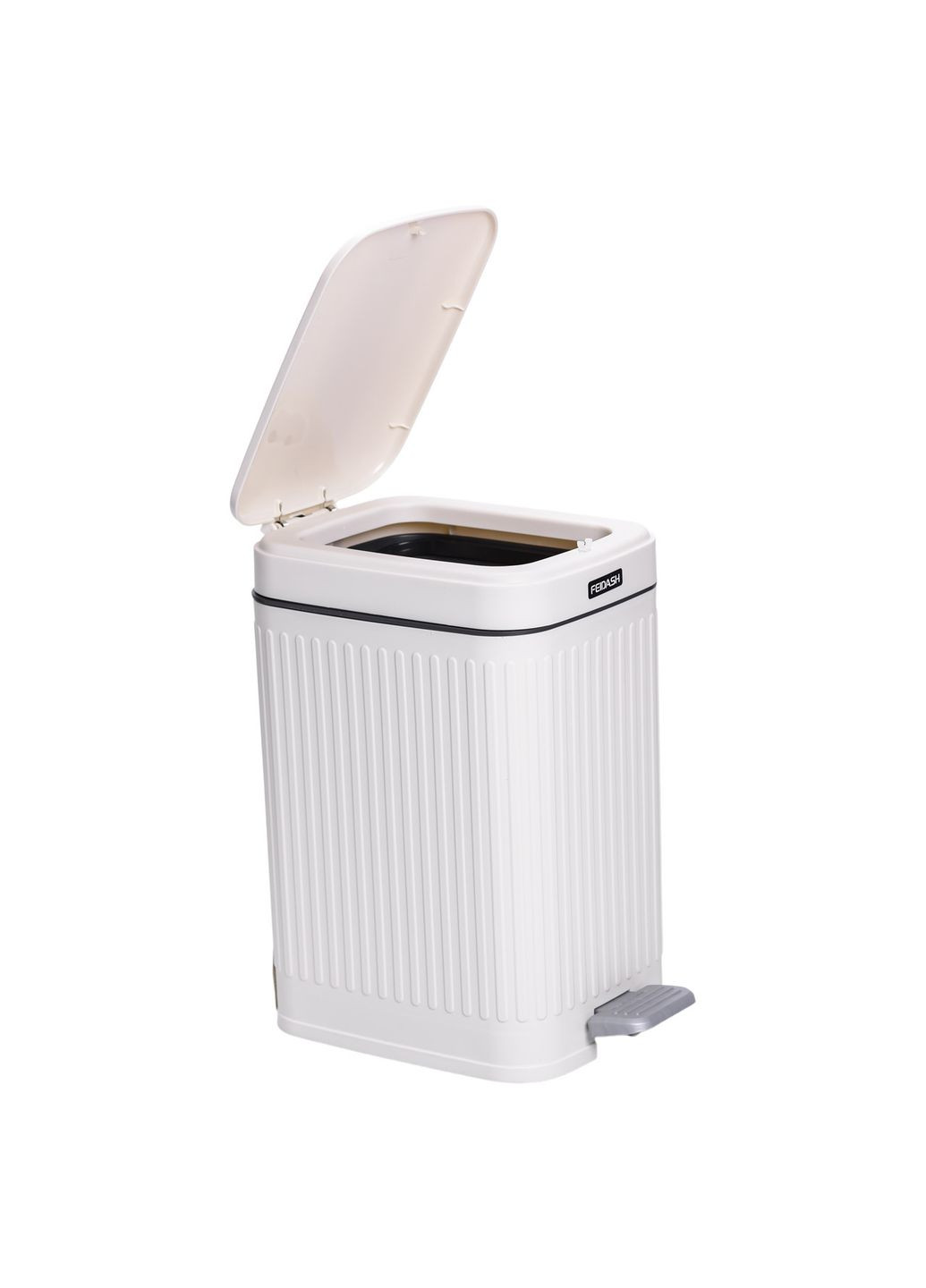 Відро для сміття з педаллю 5л відро для сміття з кришкою і педаллю Білий HP-45-11BE Yiwu (370973887)