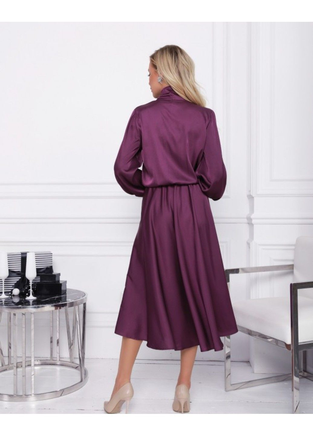 Фіолетова вечірня сукні 12380 фіолетовий ISSA PLUS