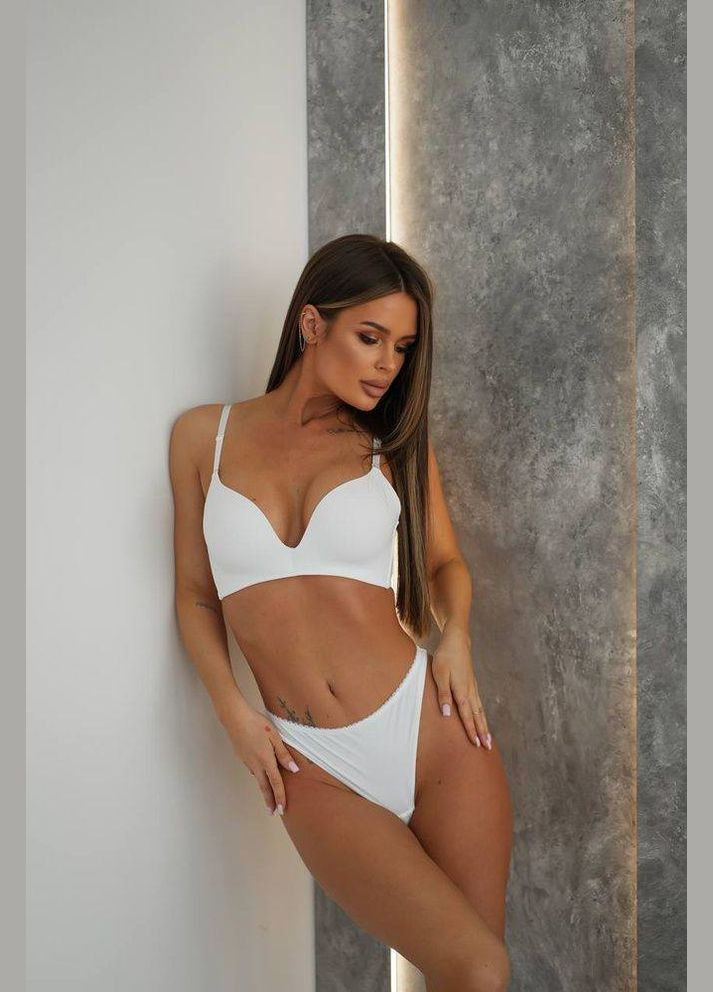 Белый комплект нижнего белья Mandhari