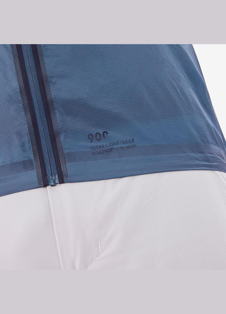 Синя демісезонна куртка чоловіча mh900 вітрозахисна для туризму синя. Quechua