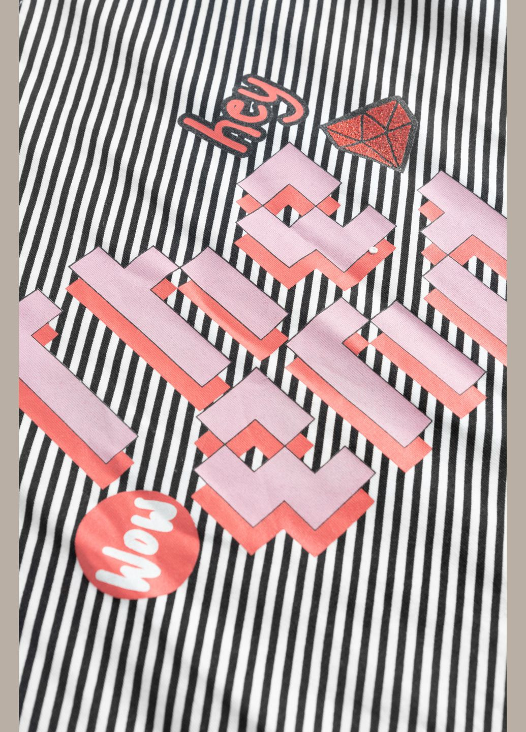 Комбинированная летняя футболка Coccodrillo