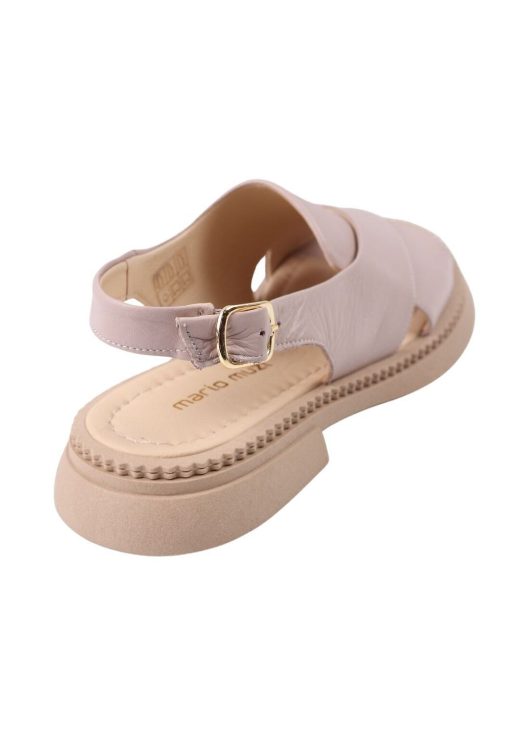 Бежевые босоножки женские бежевые натуральная кожа Mario Muzi