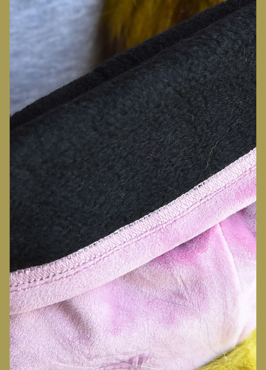 Набір шапка+шарф підлітковий для дівчинки велюровий рожевого кольору Let's Shop (301764074)