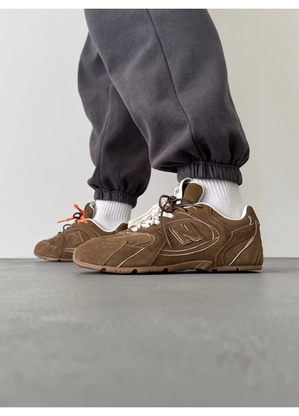 КРОССОВКИ ЖЕНСКИЕ NEW BALANCE X MIU MIU BROWN НЬЮ БЕЛАНС МИУ МИУ No Brand комбинированные демисезоны (368868726)