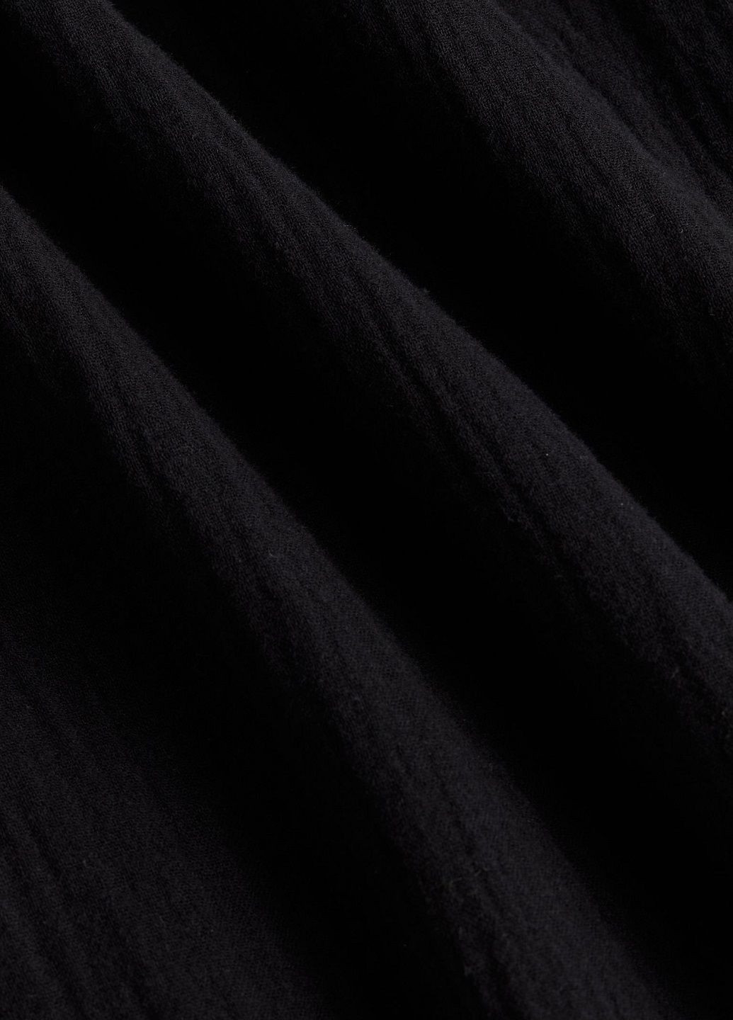 Черное кэжуал платье H&M однотонное