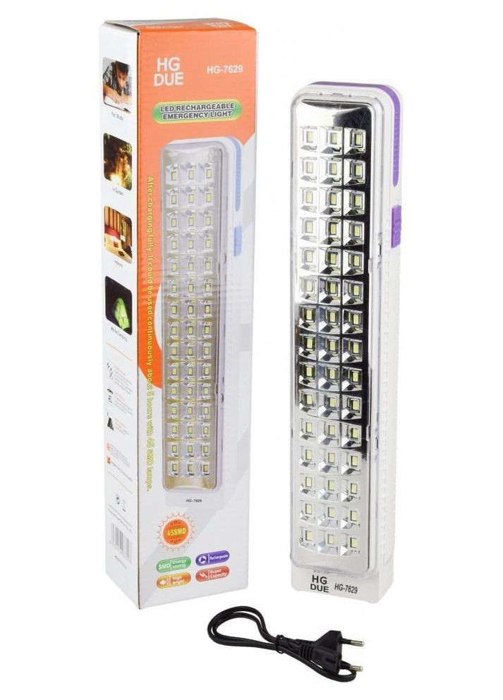 Лампа HG-7629, 2400 мАч., компактный фонарь на 45 лампочек (HG DUE) Maraton (342389589)
