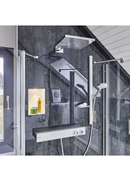 Верхній душ RAINDANCE E, хром, прямокутна Hansgrohe (401620647)