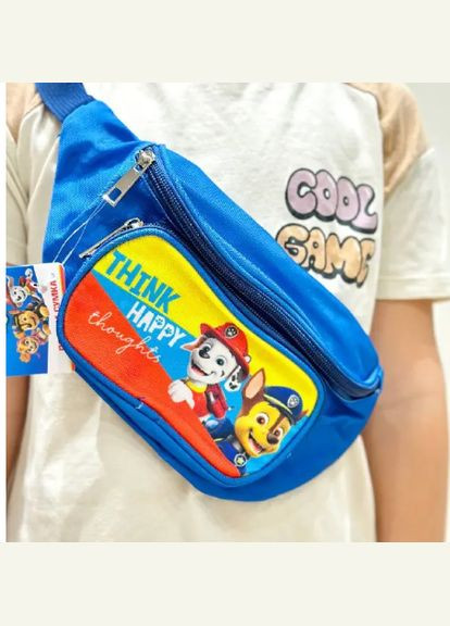 Дитяча сумка на пояс Щенячий патруль PL82122 бананка синя Fun Game (327217328)
