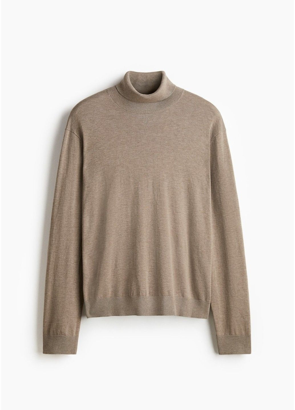 Мужской гольф Regular Fit (58659) S Бежевый H&M (366144622)