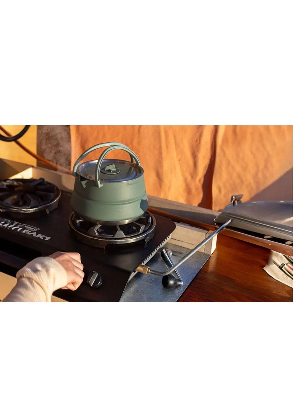 Набор посуды Detour Stainless Steel Kettle Cook Set w/Sack с чехлом, на 2 персони Sea To Summit (338372172)