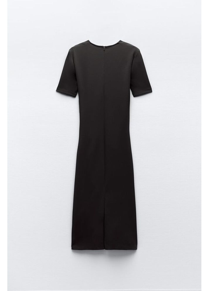 Коричневое платье 7901/624/753 Zara