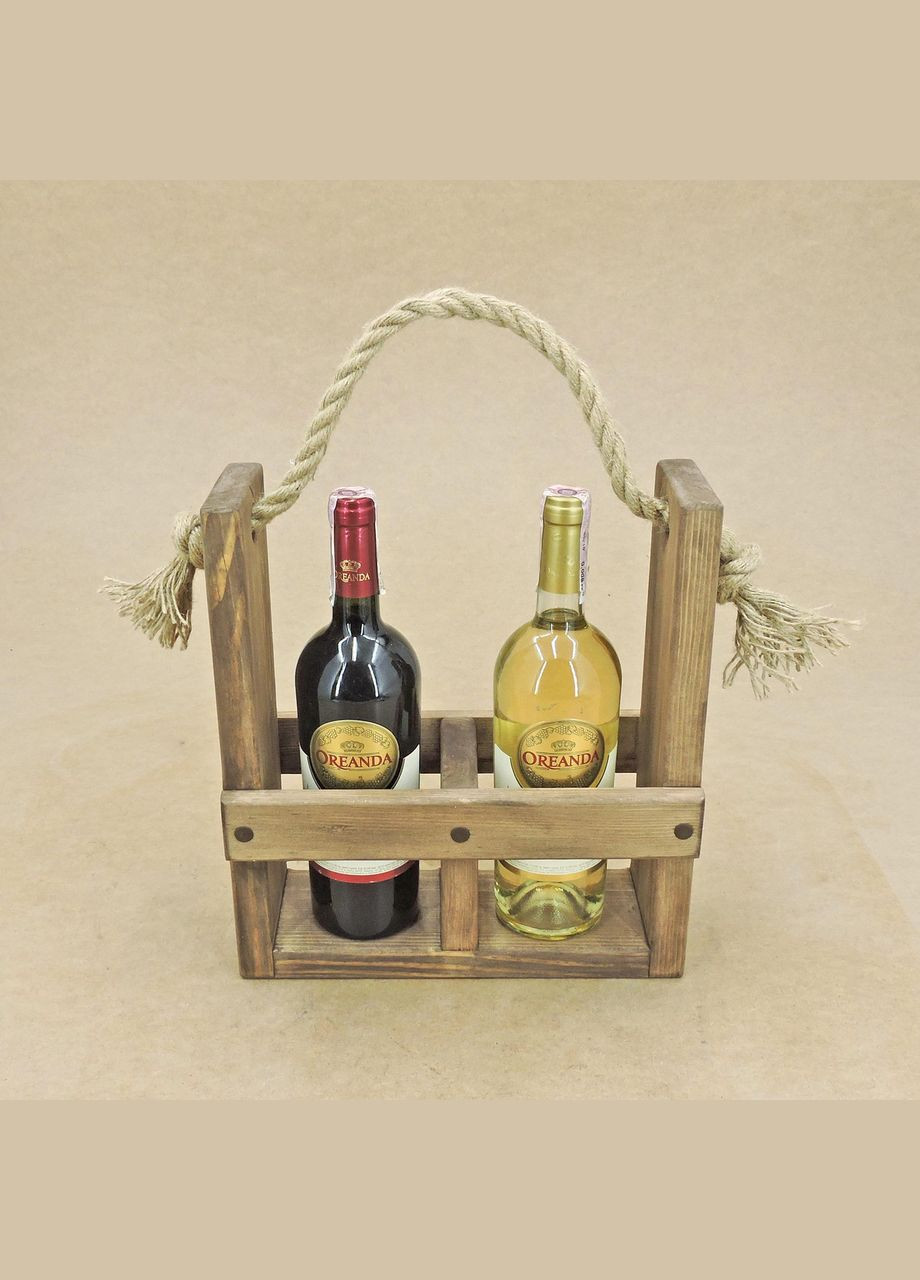 Подарочная корзинка из дерева Уорик 2 капучино (ПДК-200709) No Brand (328909475)