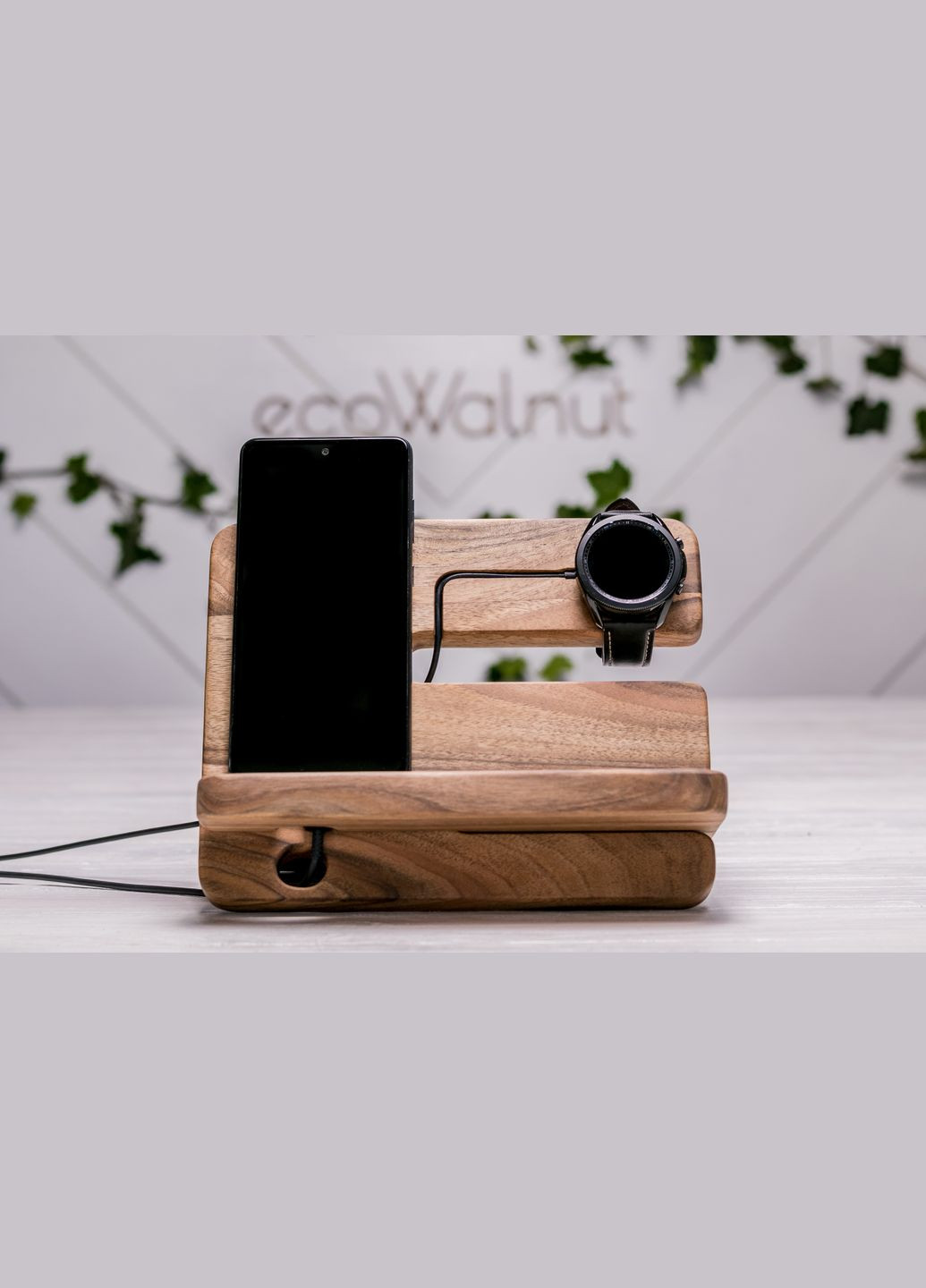 Аксессуар «Unisex Samsung watch» Подарок для коллеги с именной гравировкой EcoWalnut (293083550)