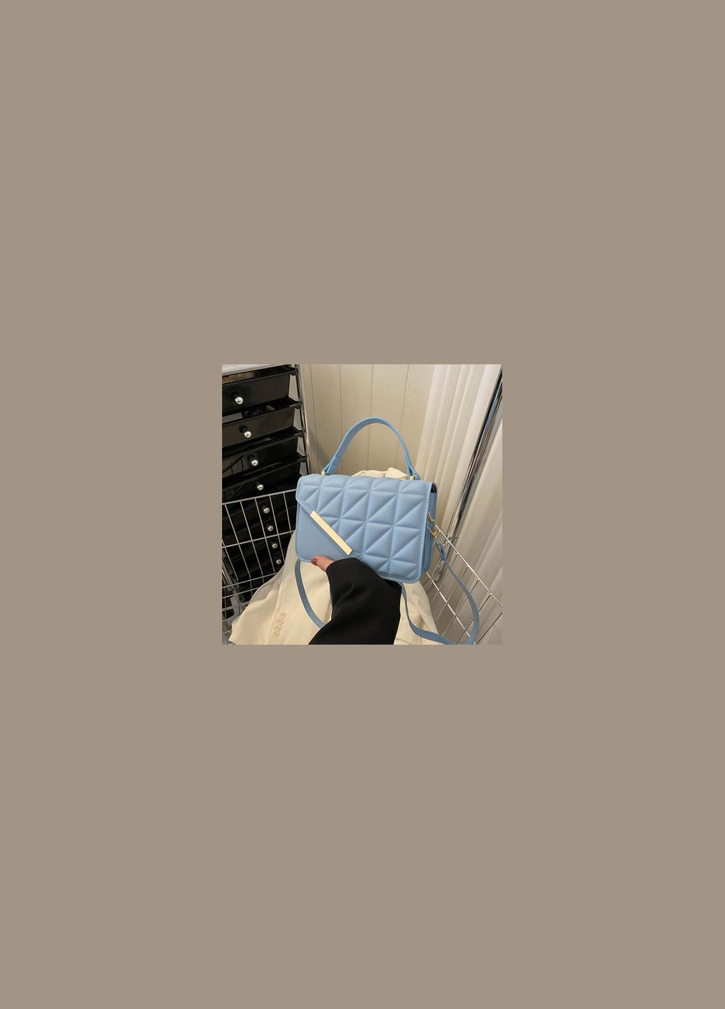 Блакитна сумка через плече КиП (270016464)