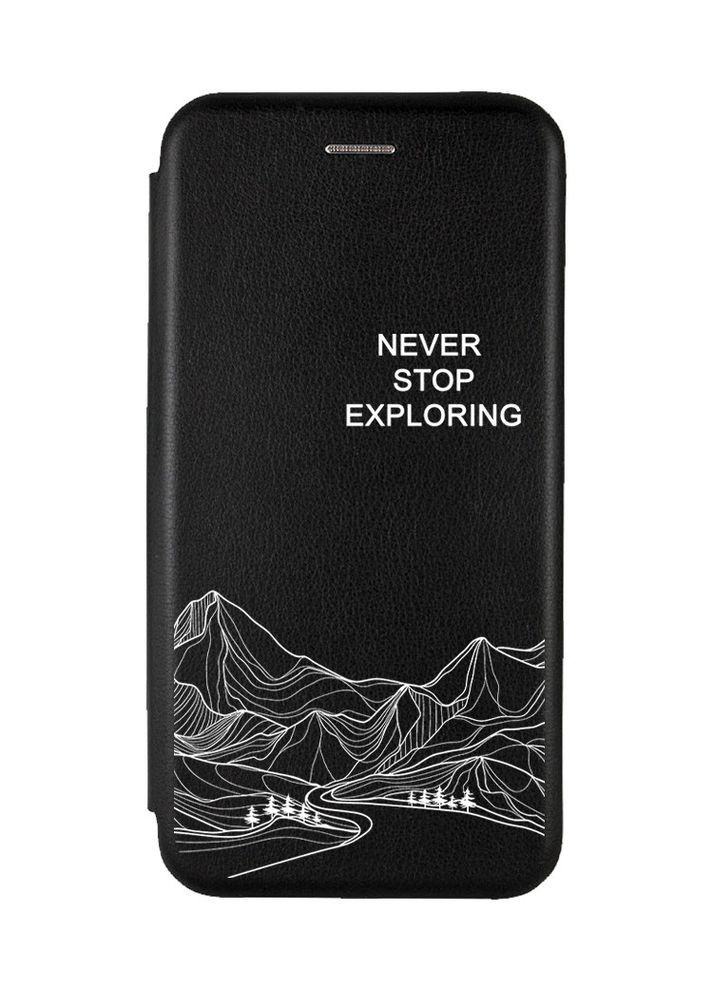 Чехол-книжка с рисунком на Motorola Moto G54 Путешествуй (принт 407) Creative (355398999)