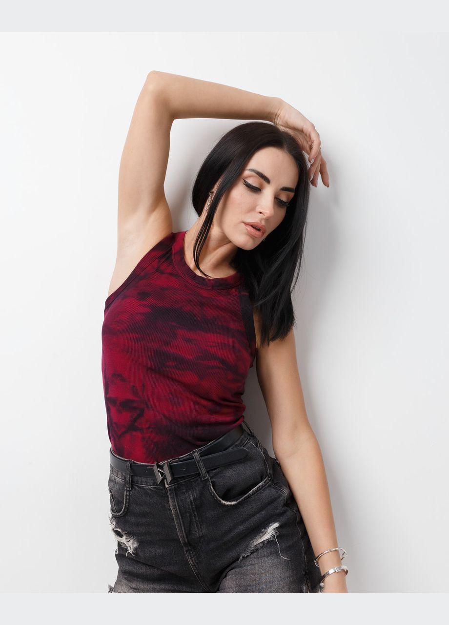 Облягаюча майка тай-дай Fashion Girl — 317235049