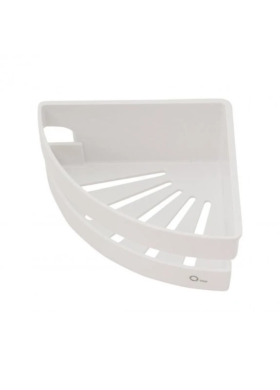 Угловая полка Police пластиковая QTPL01 White Qtap (392918241)
