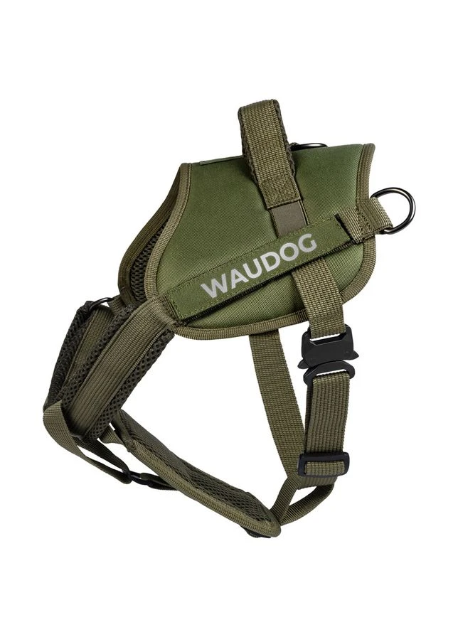 Шлея для служебных собак WAUDOG PRO-2, светоотражающая, металлический фастекс,, В 35-45 см, No Brand (363198302)