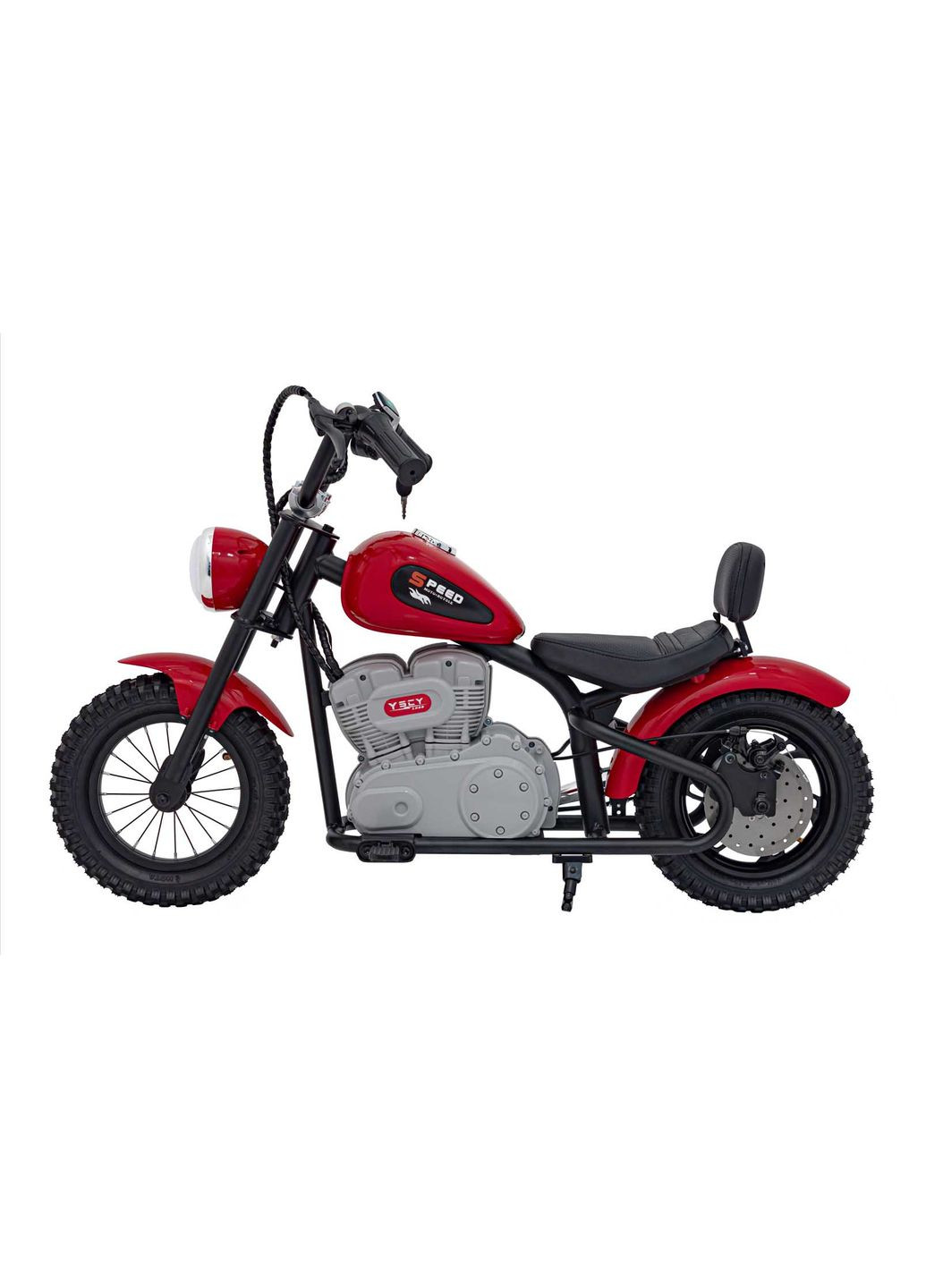 Детский аккумуляторный мотоцикл SPEED Power Красный Motor (332202205)