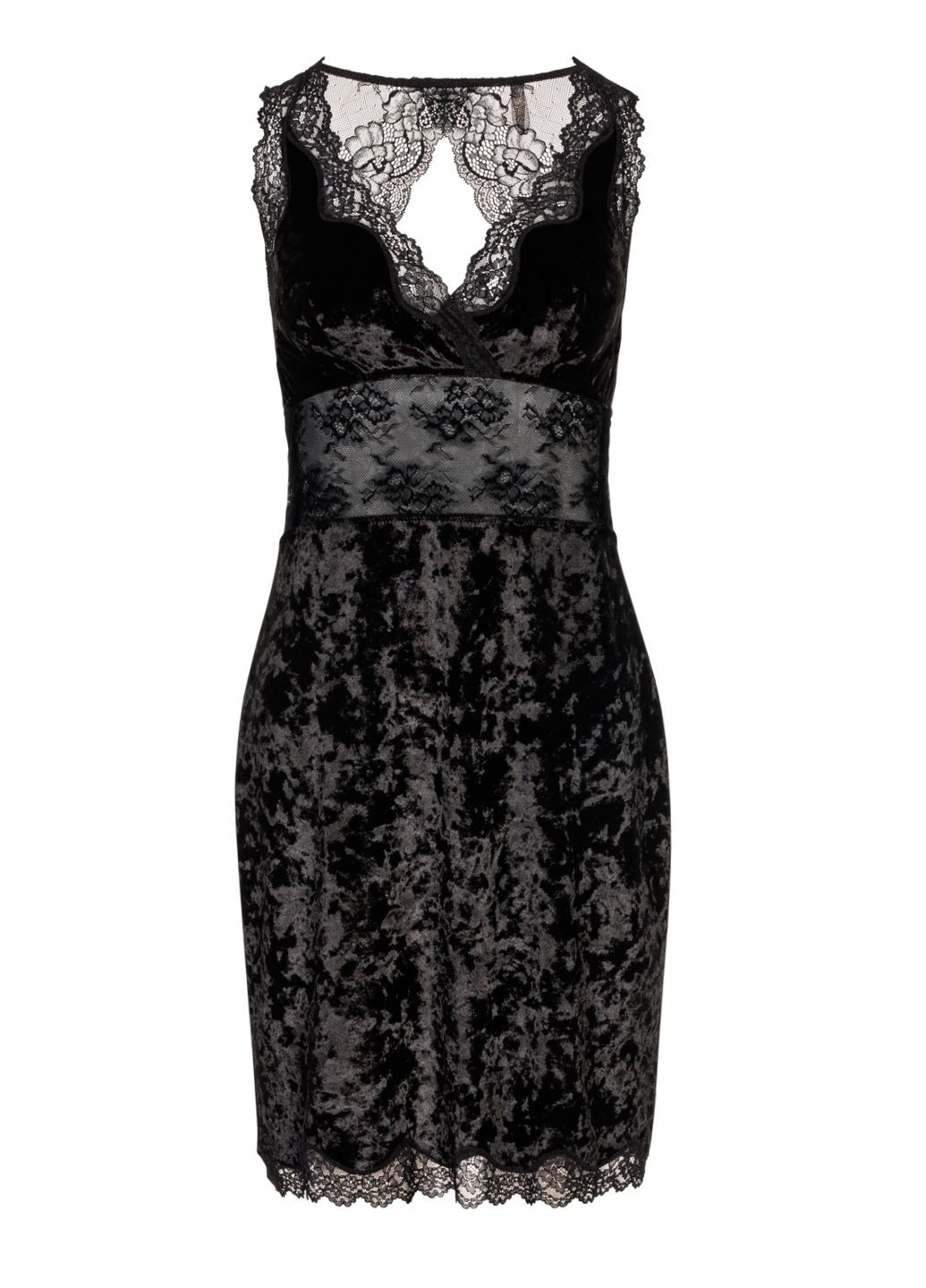 Жіноча оксамитова нічна сорочка Intimissimi No Brand (369112086)