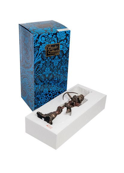 Подсвечник настольный Диана-богиня охоты 30 см 1906302 бронзовое напыление полистоуна Veronese (346534760)