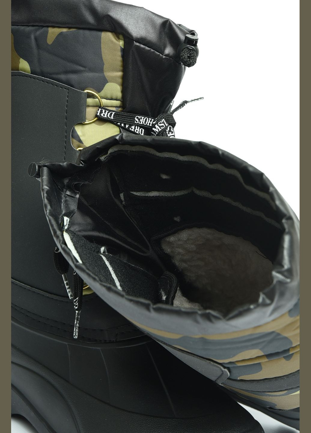 Дутики чоловічі піна на овчині чорного кольору Let's Shop (299764452)