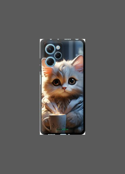 Чехол на Xiaomi Redmi Note 12 Pro Speed Белый кот "5646b-3334-2448" Endorphone (348085840)