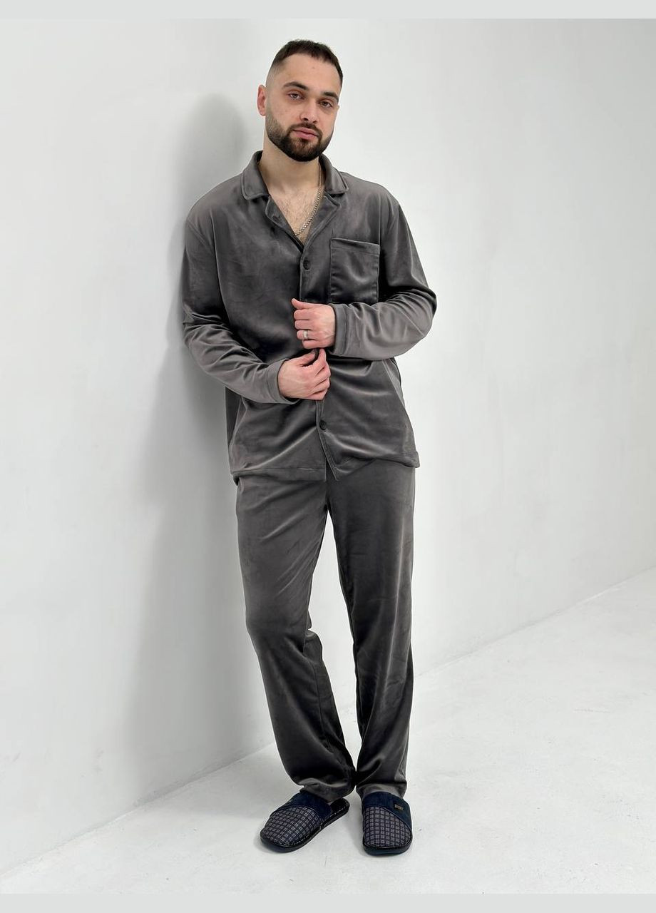 Домашній костюм-піжама велюр Vakko (278123698)