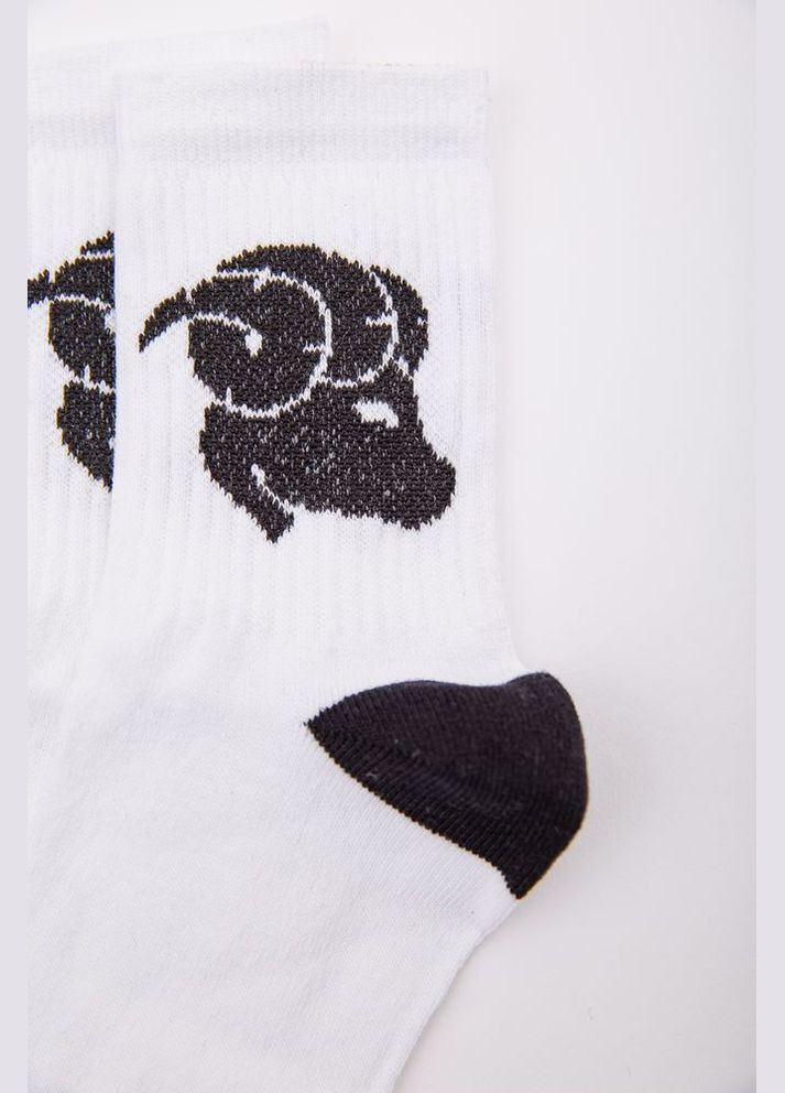 Білі білі жіночі шкарпетки з малюнком 172r916 Ager (315134806)