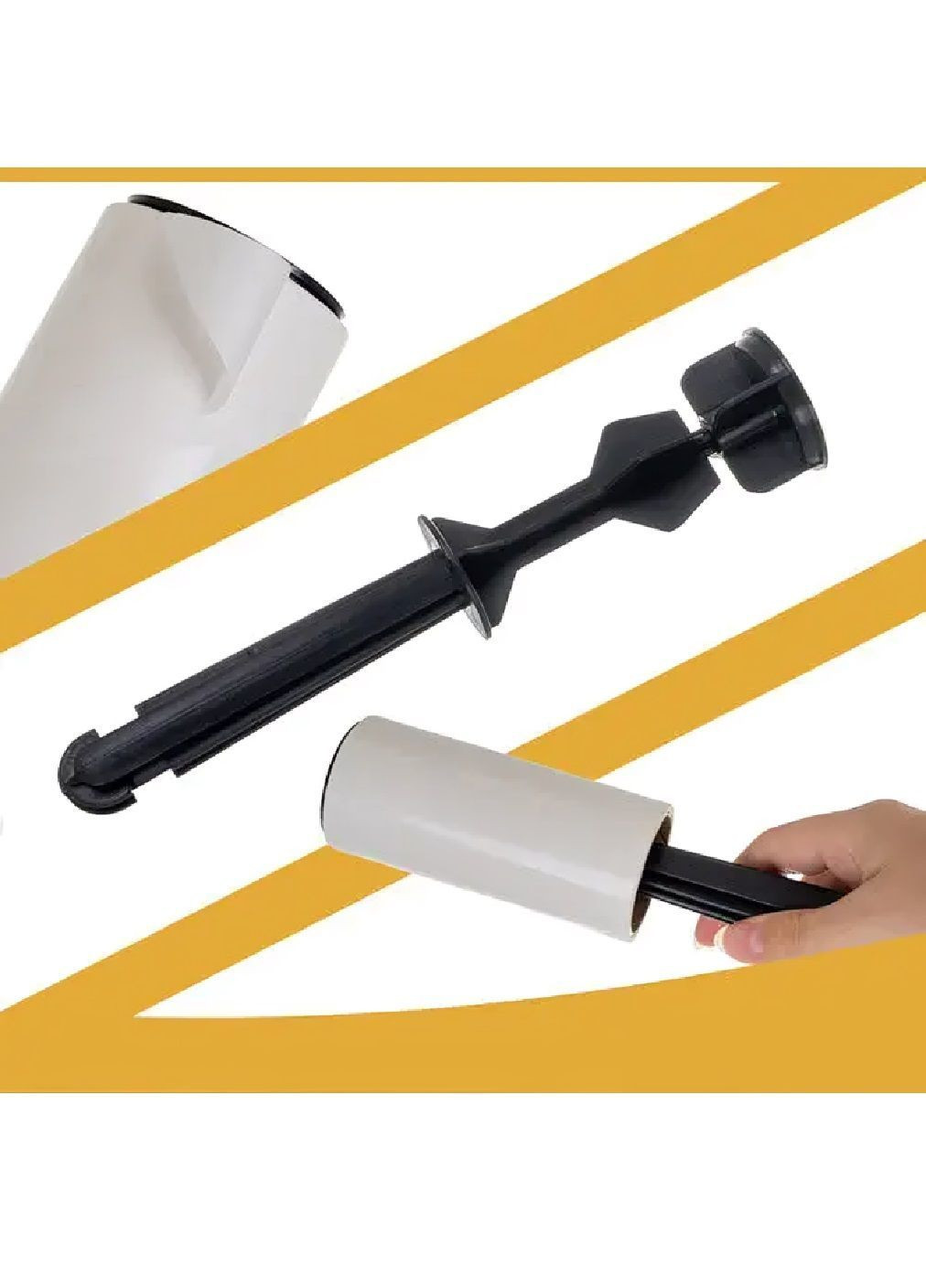 Комплект набір липких валиків роликів для очищення одягу салону автомобіля від сміття вовни 15 рулонів 21х4,5 см (481477-Prob) Unbranded (362144914)