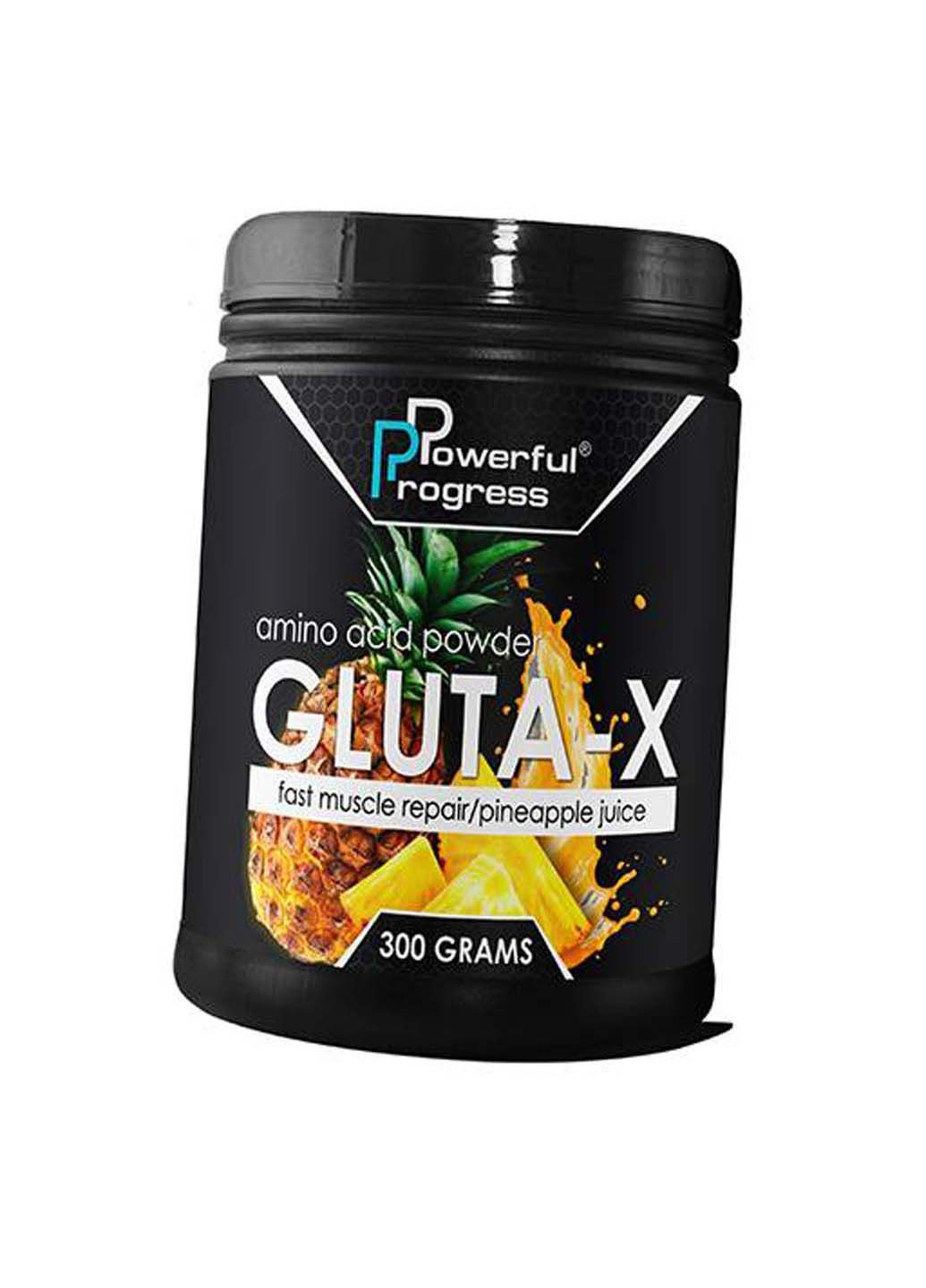 Амінокислота глютамін Gluta-X 300г Ананас Powerful Progress (285793997)