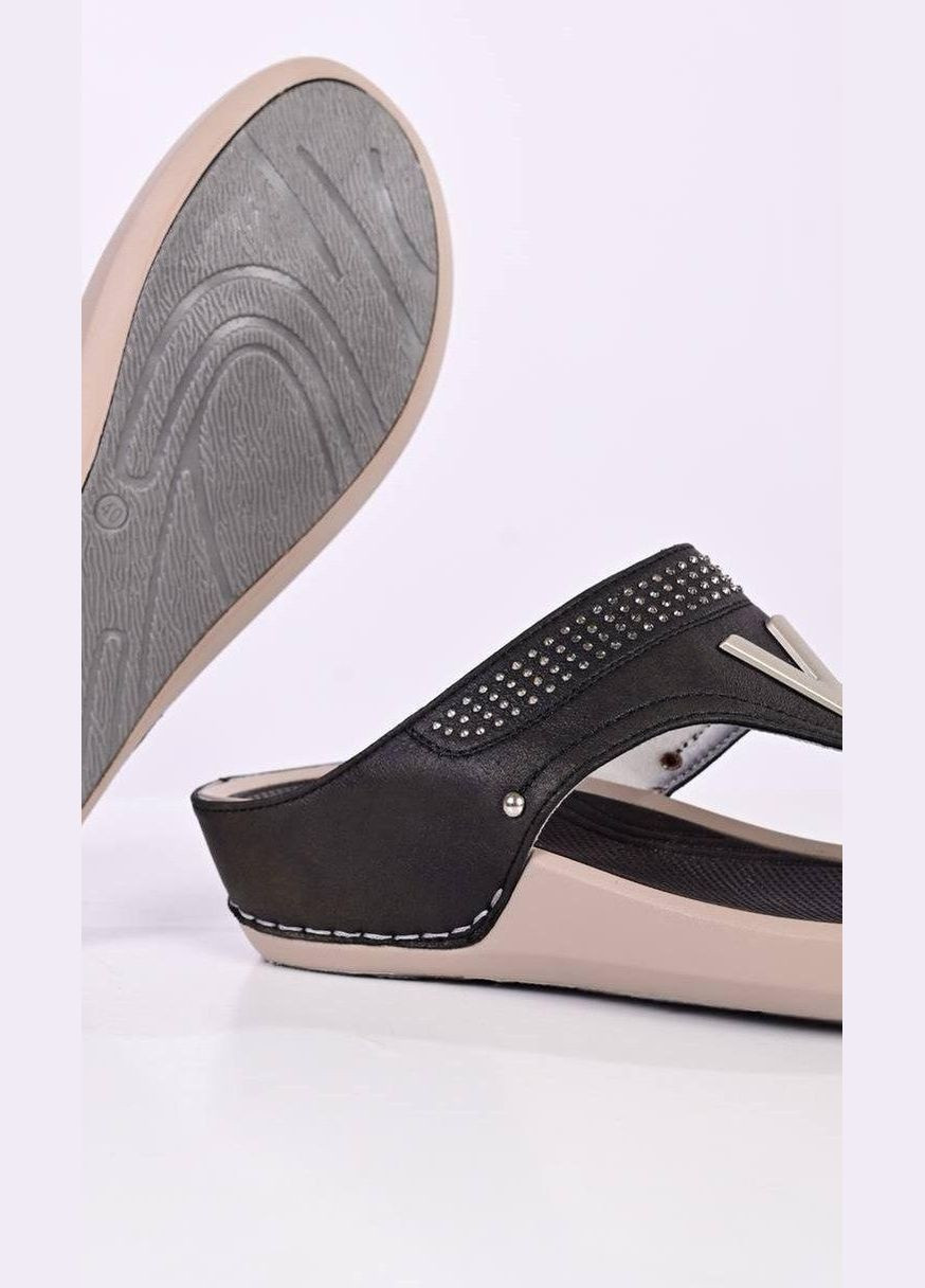 чорні на танкетці Kamengsi В'єтнамки жіночі (342066052)