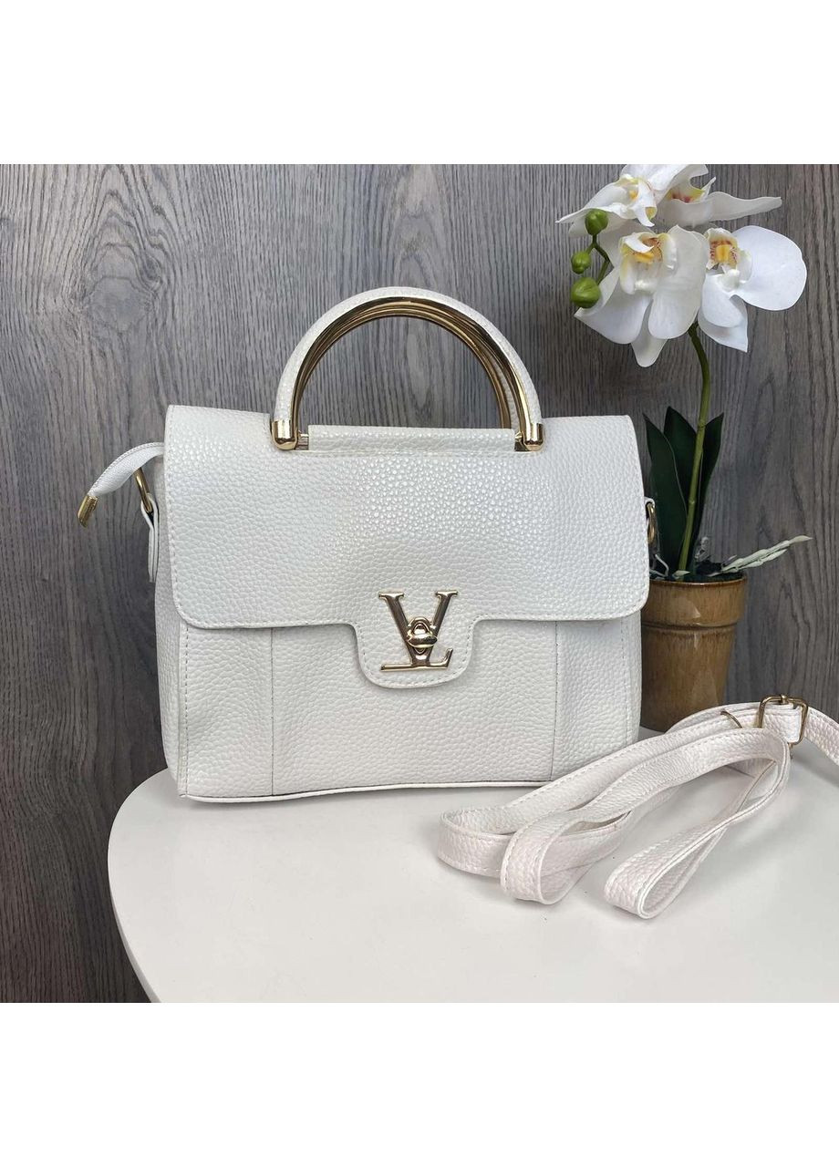 Женская мини сумка клатч белая через плечо из экокожи ProDobro (363259588)