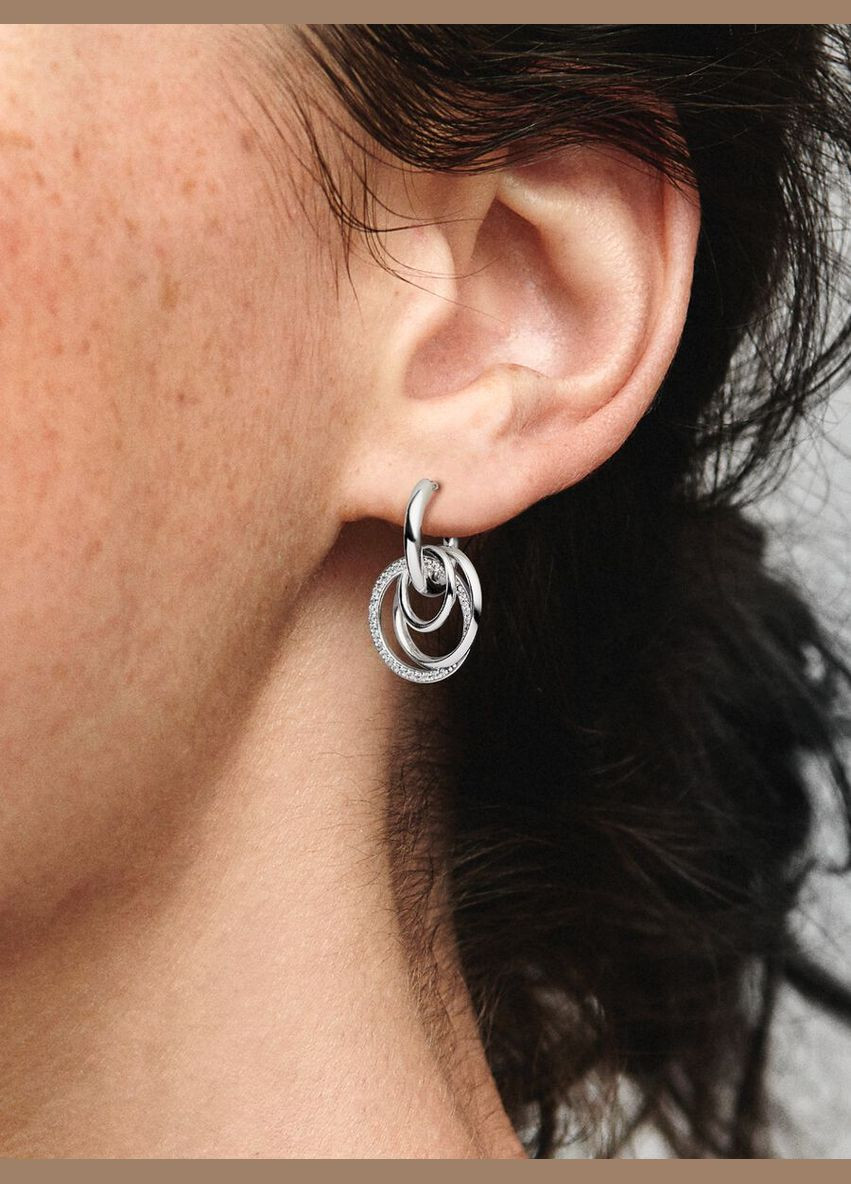 Срібні сережки No Brand (334305749)