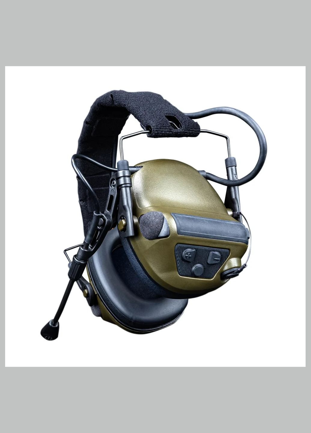 Активні захисні навушники M33 (FG) Olive з Bluetooth та гарнітурою (M33-FG) Earmor (314812106)