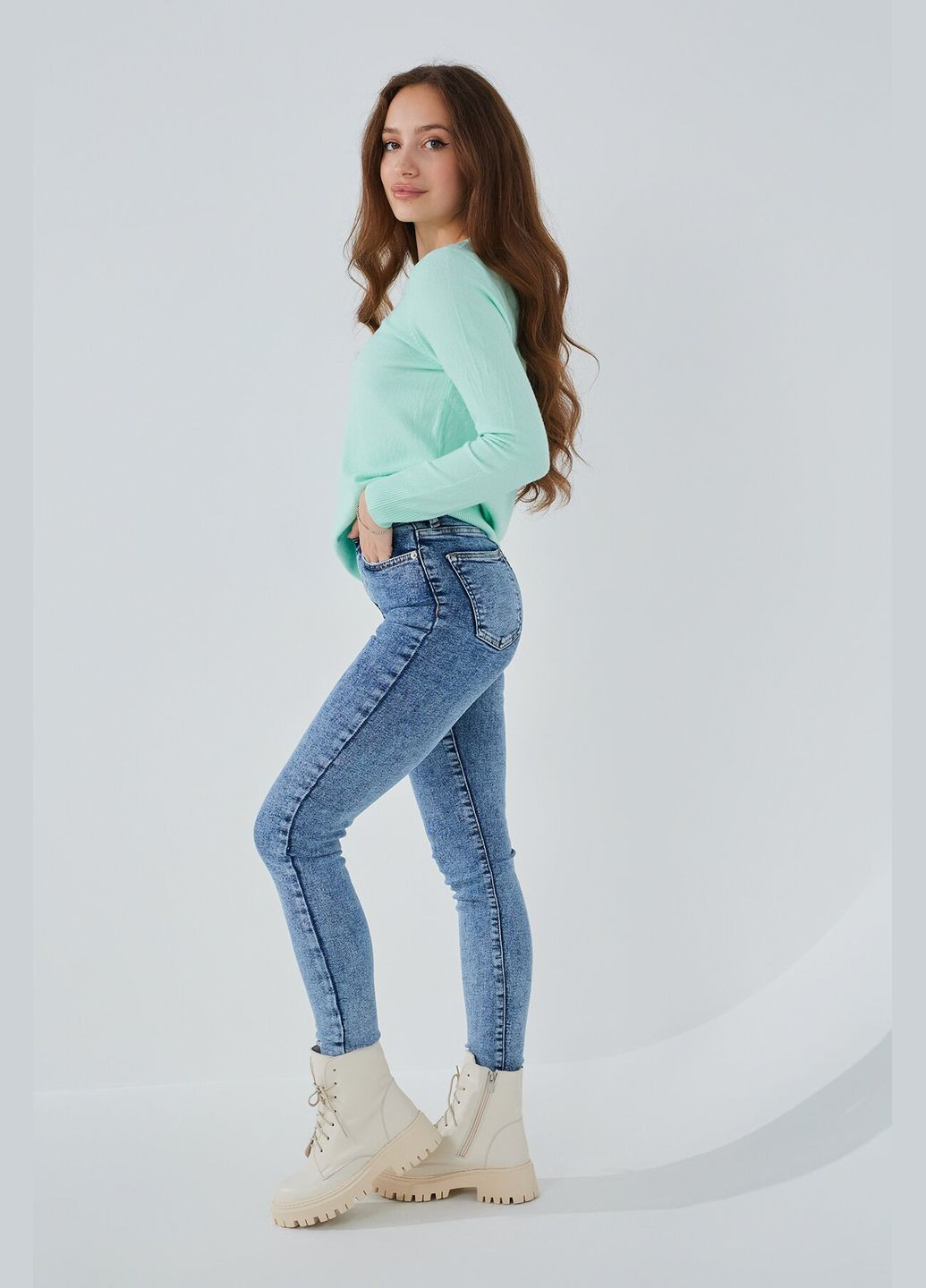 Джинси жіночі 2910 baza (2000989542148D) shop (2000989542148) Slim Fit On me - (352575125)