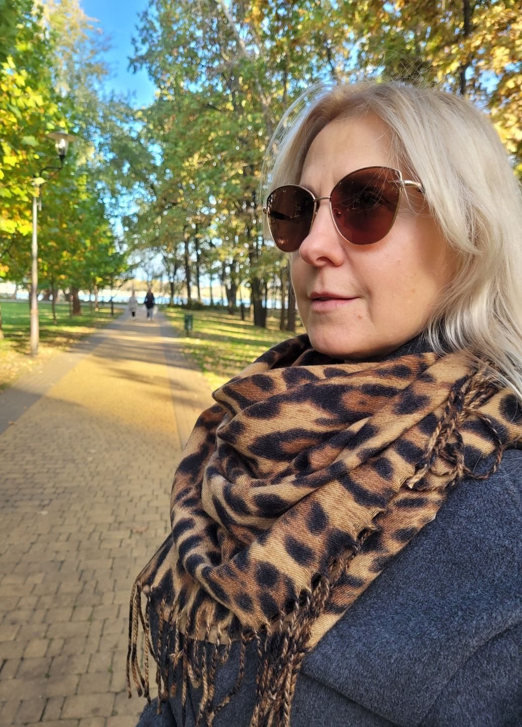 Женский теплый кашемировый платок с Леопардовым принтом No Brand (365658190)