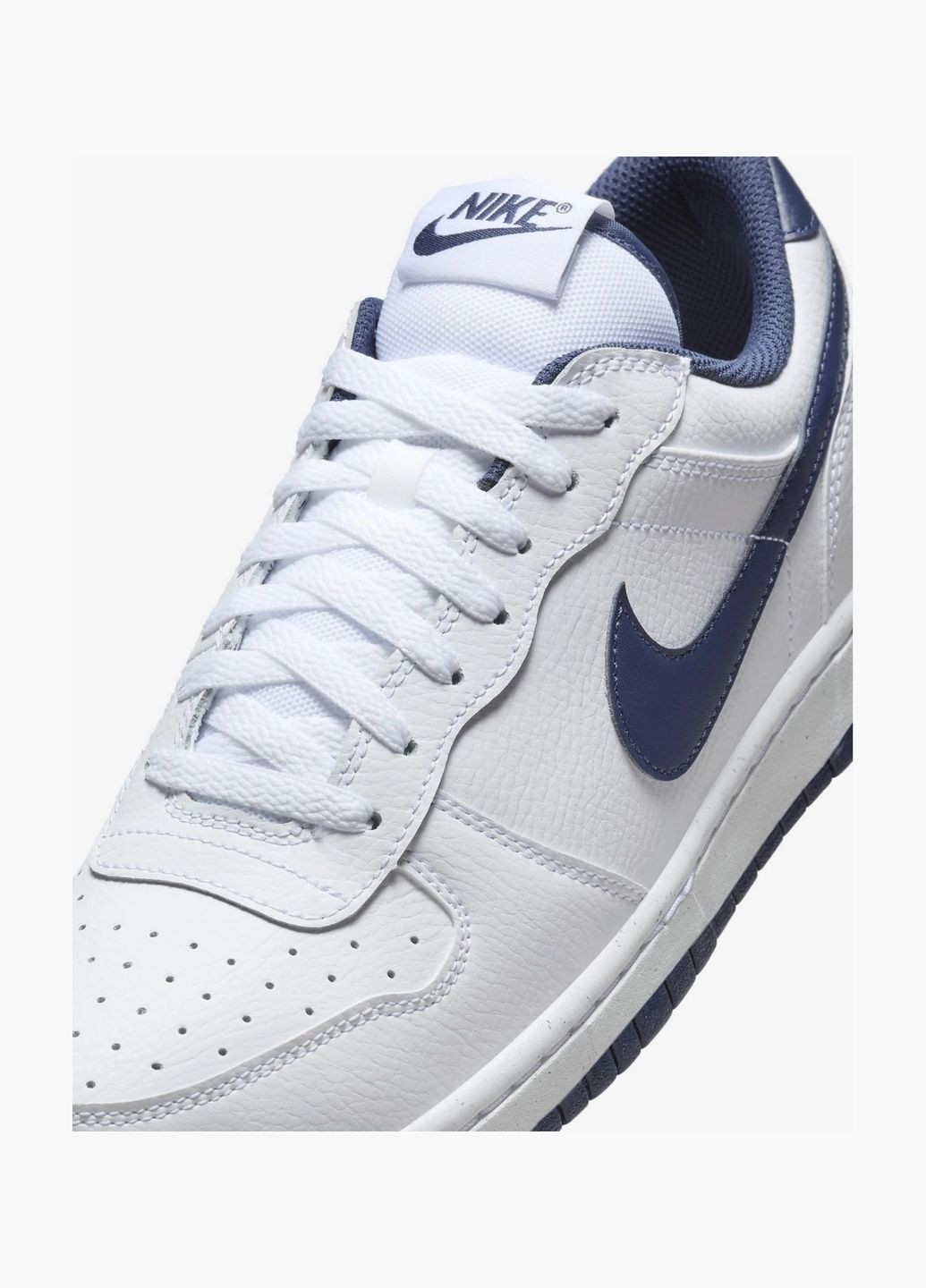 Білі кросівки чоловічі big low white 355152-140 Nike