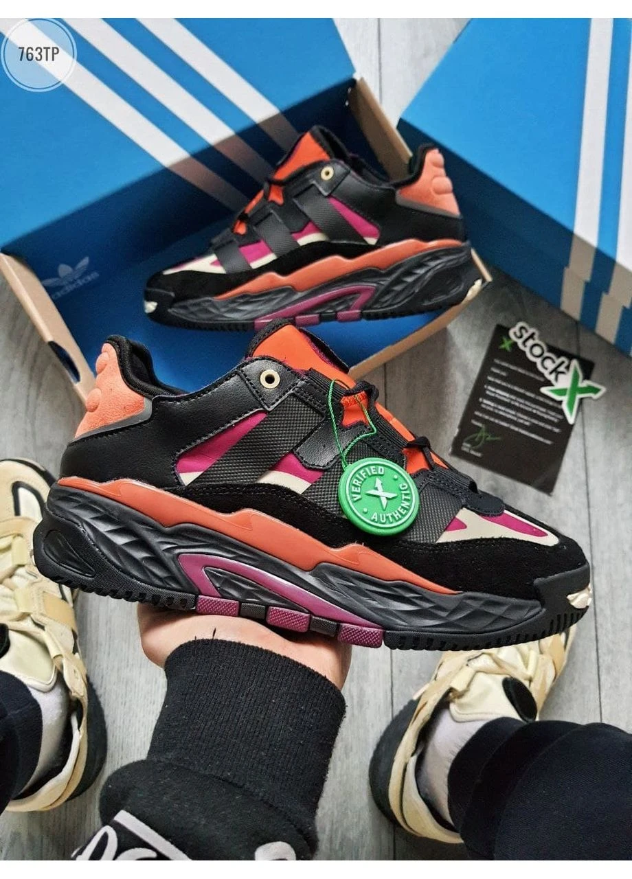 Комбіновані літні кросівки adidas niteball адідас найтбол No Brand