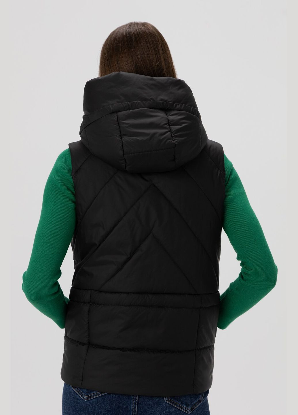 Жилет плащевка женский CTM WBC02317 Черный shop (2000990073006) LAWA (352576532)