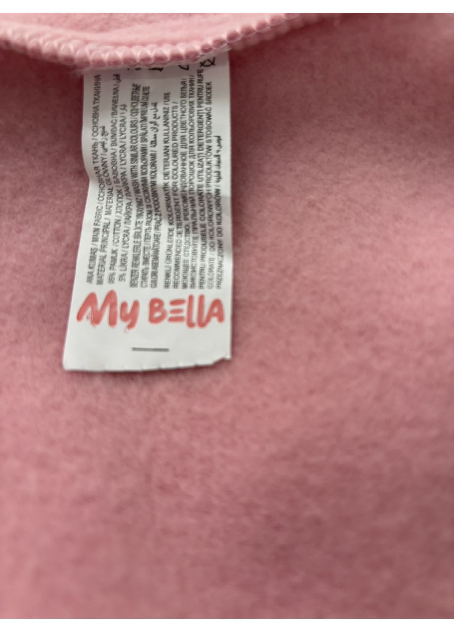 Розовый зимний стильный костюм для девочки с цветочным рисунком, турция No Brand