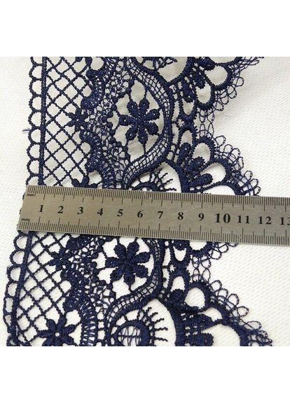 Мереживо макраме 12 см (13 м) Колір синій темний (729-107-154) Plus-plus (352743213)