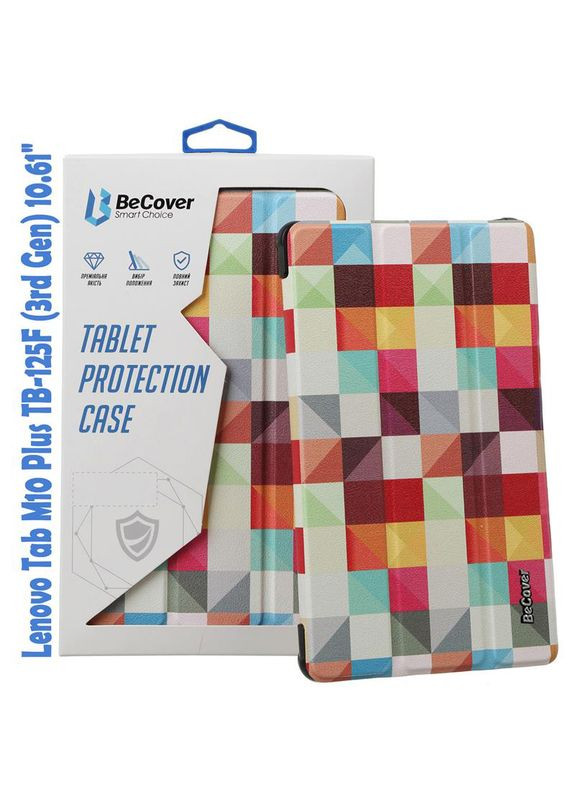 Чехол-книга Smart для Lenovo Tab M10 TB-125F (3rd Gen)/K10 Pro TB-226 10.61" Square (708319) BeCover (341486846)