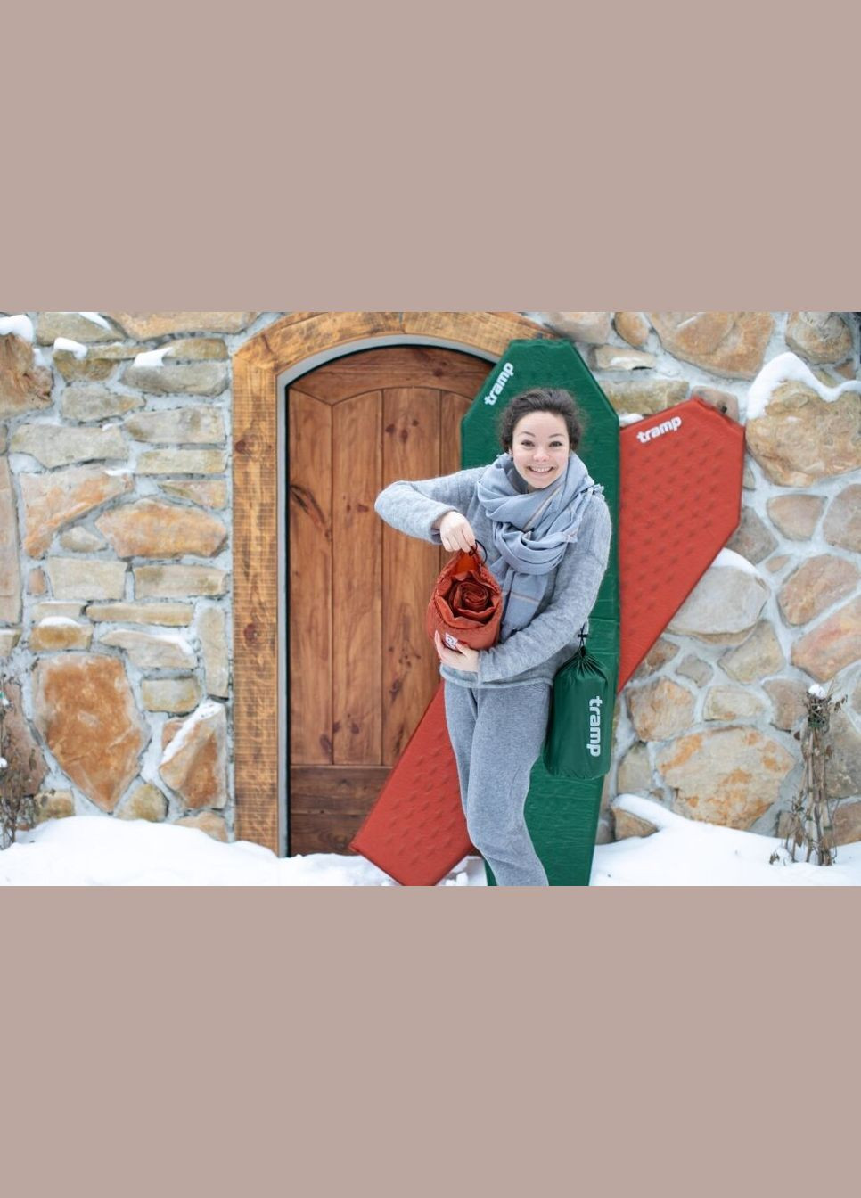 Коврик самонадувающий Ultralight TPU orange 183х51х2,5 TRI022 (TRI-022) Tramp (316396025)