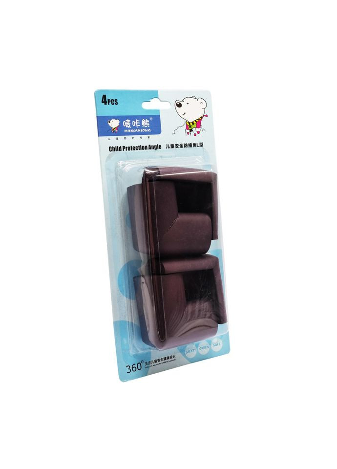 Поролоновые защитные углы на мебель MGZ0810(Black) 4 шт Megazayka (316105926)
