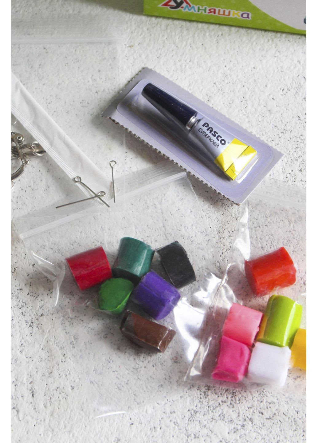 Набор для творчества "Лепка из полимерной глины "Брелок Фрукты" цвет разноцветный CB-00287101 УМНЯШКА (364823223)