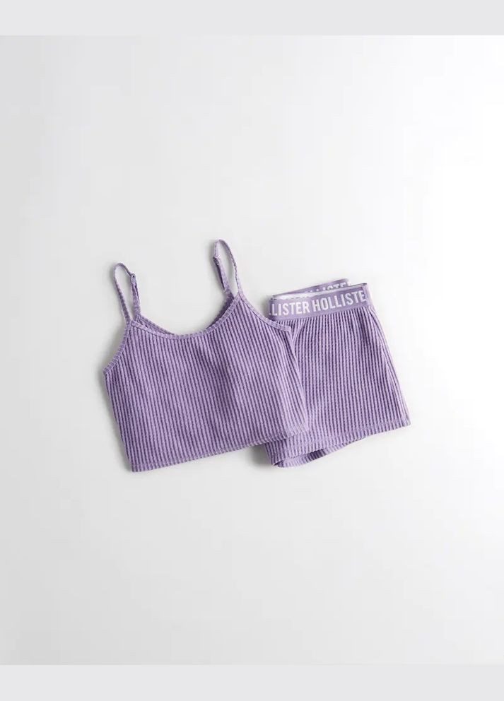 Фіолетова всесезон жіноча піжама для сну hc9263w Hollister