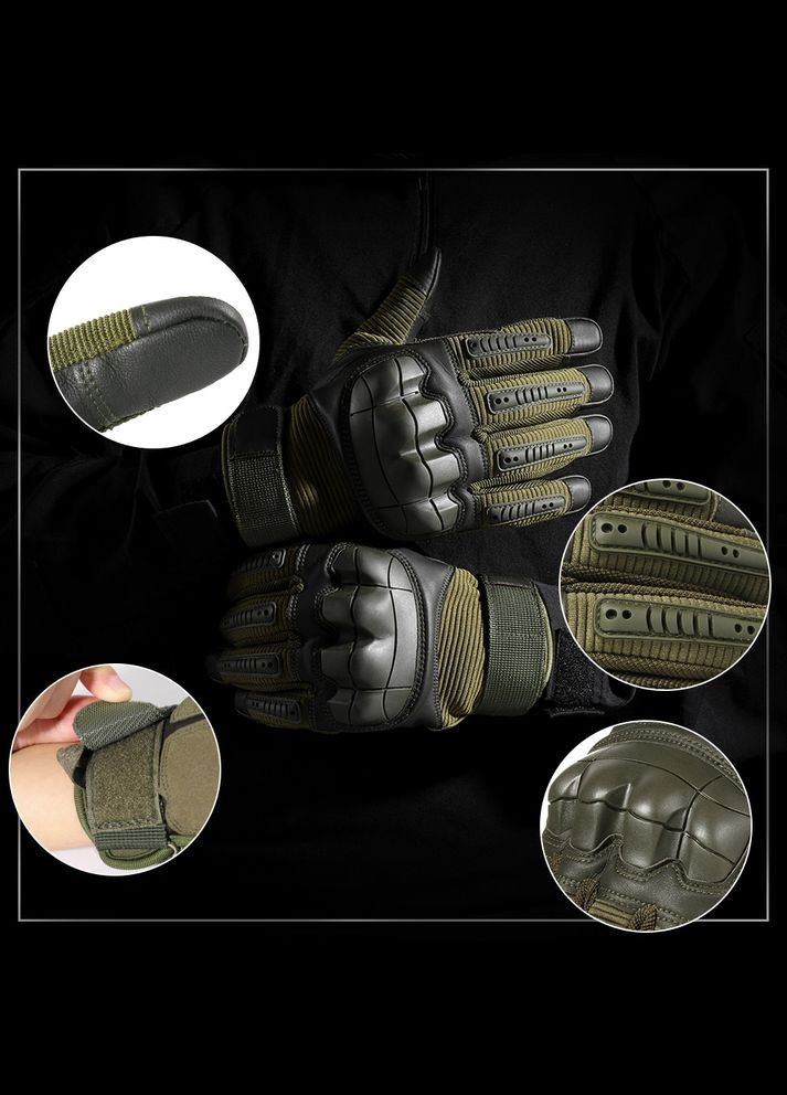 Перчатки тактические Profi полнопалые, сенсорные, размер Army Green Primo (333720468)