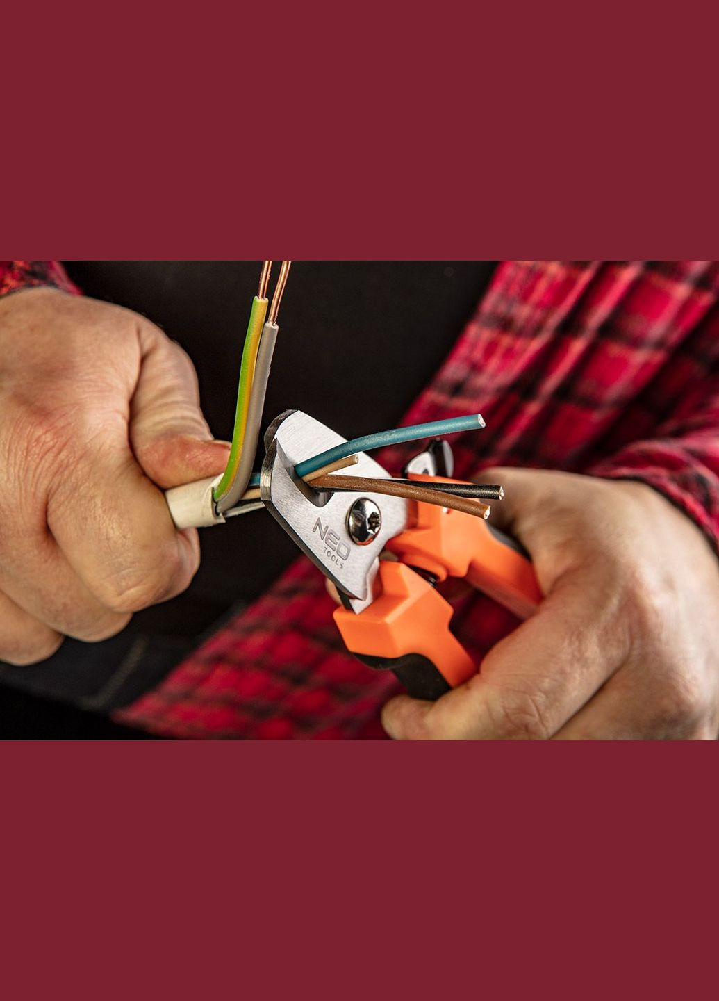 Кабелерiз (185 мм) різак для мідних та алюмінієвих кабелів (22578) Neo Tools (315632441)