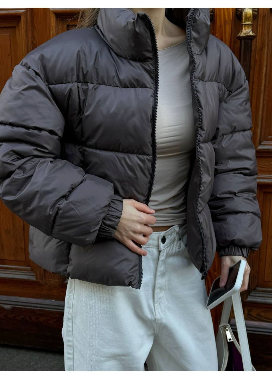 Темно-коричнева демісезонна жіноча куртка Asi.Store.ua